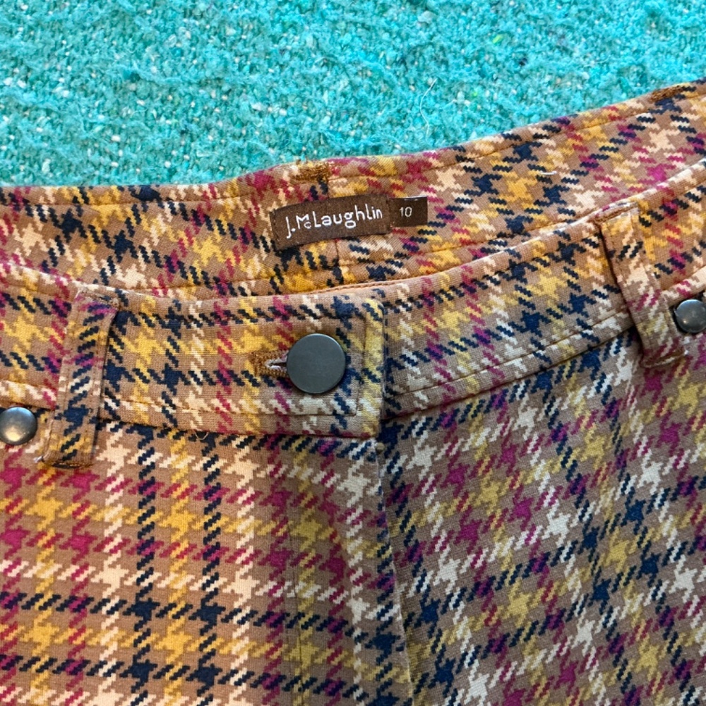 JMcLaughlin Plaid Pant, Size 10